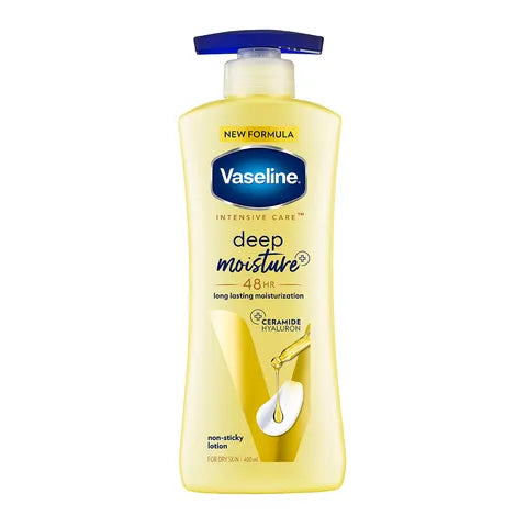 Vaseline Deep Moisture Serum In Lotion Enriched With Glycerin For Nourished Soft Skin 400ml